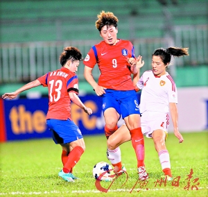 亚洲杯中国女足挺进半决赛 将过招日本队