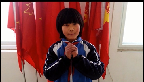 商河团县委开展留守儿童微视频送祝福活动