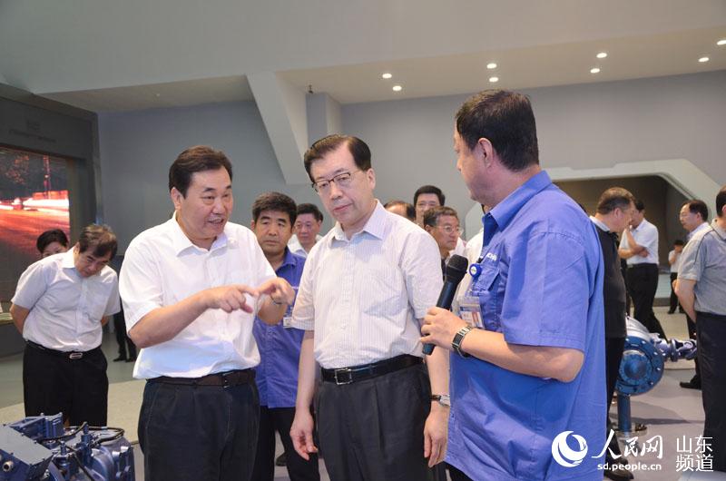 张江汀考察潍坊立体化社会治安防控体系建设情