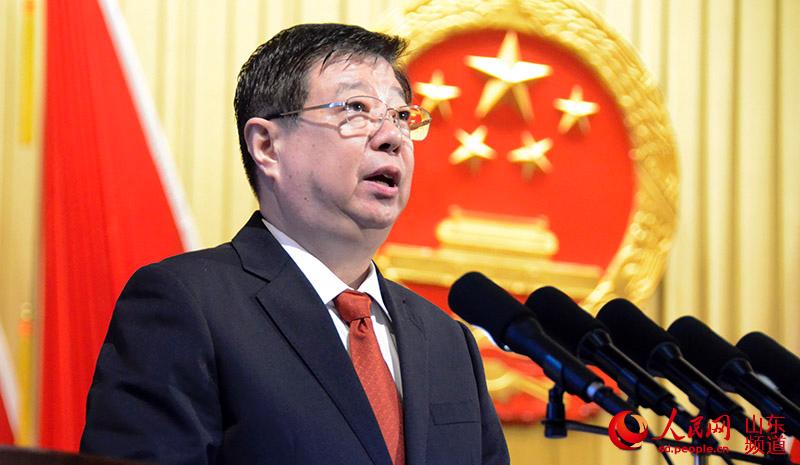 战胜利70周年纪念活动 山东省委书记姜异康出