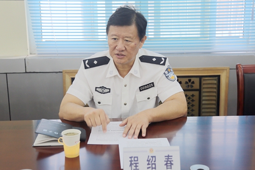 局程绍春副局长来分局调研指导执法办案闭环系