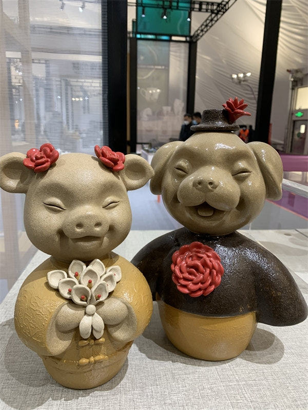 中國陶瓷藝術作品(攝影 談媛)