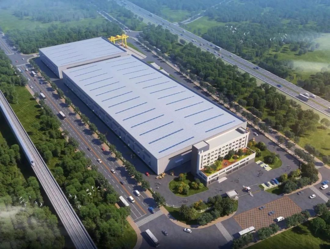 该行支持的泰安市岱岳区新型建材产业园基础设施建设项目效果图。