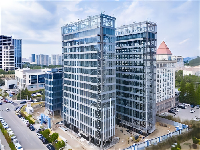 青岭路智慧停车楼外景