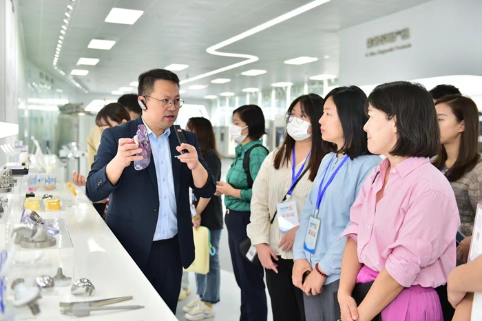 位于淄博市张店区的新华医疗科技园C区展厅。
