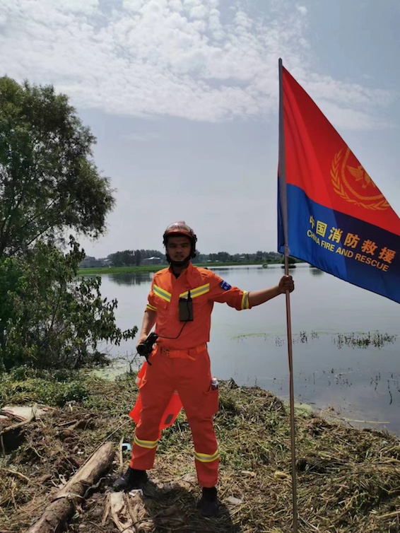 张道朋工作照 。训保支队供图