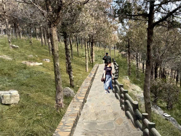 历下区扁石山—西山子绿道。效果图