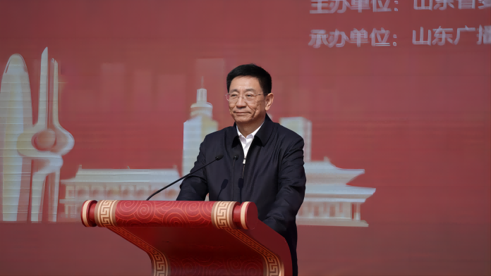 山東省委常委、宣傳部部長白玉剛作宣傳推介