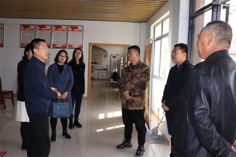 集体学习研讨后开展实地调研