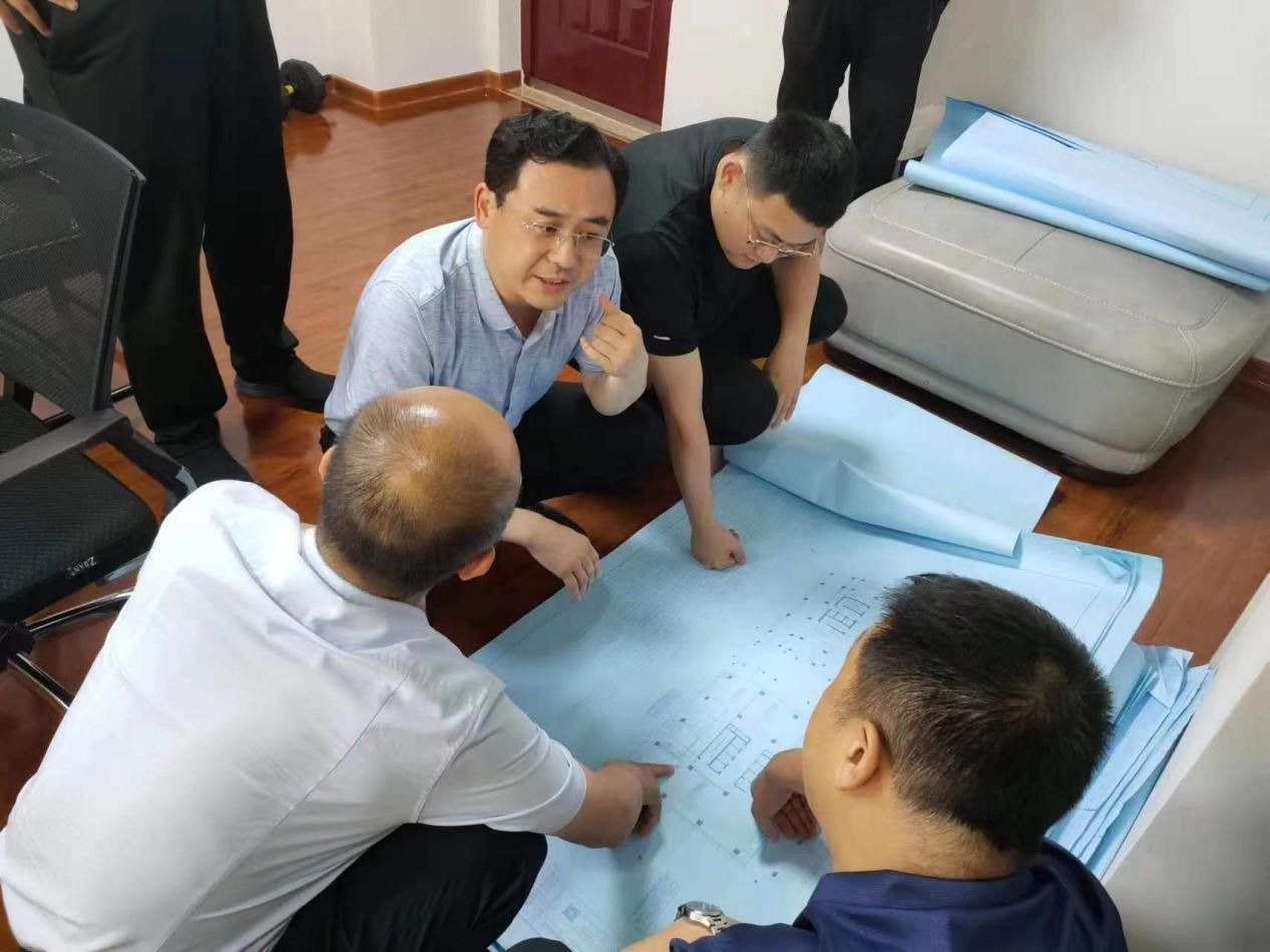 潍坊市奎文区住建局消防验收人员对在建工程开展技术服务