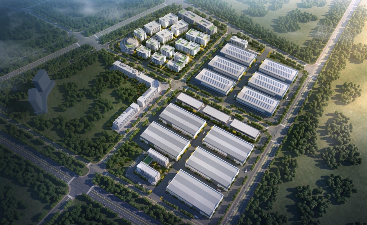 该行支持的农业智能化仓储物流中心建设项目效果图