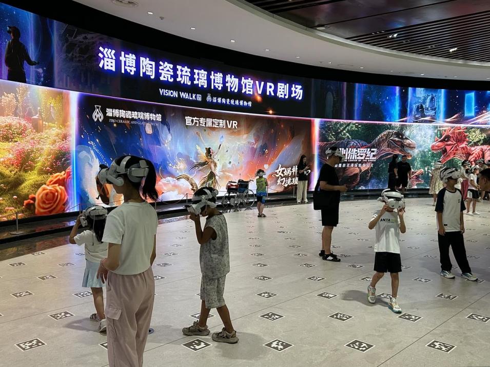 淄博陶瓷琉璃博物館VR劇場。李昱嫻攝