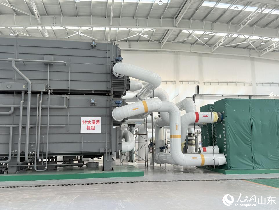 B4中继泵站1#大温差机组。 李子悦摄