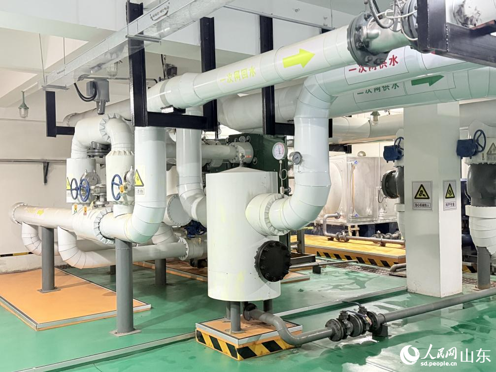 住宅分管片区换热站。 李子悦摄