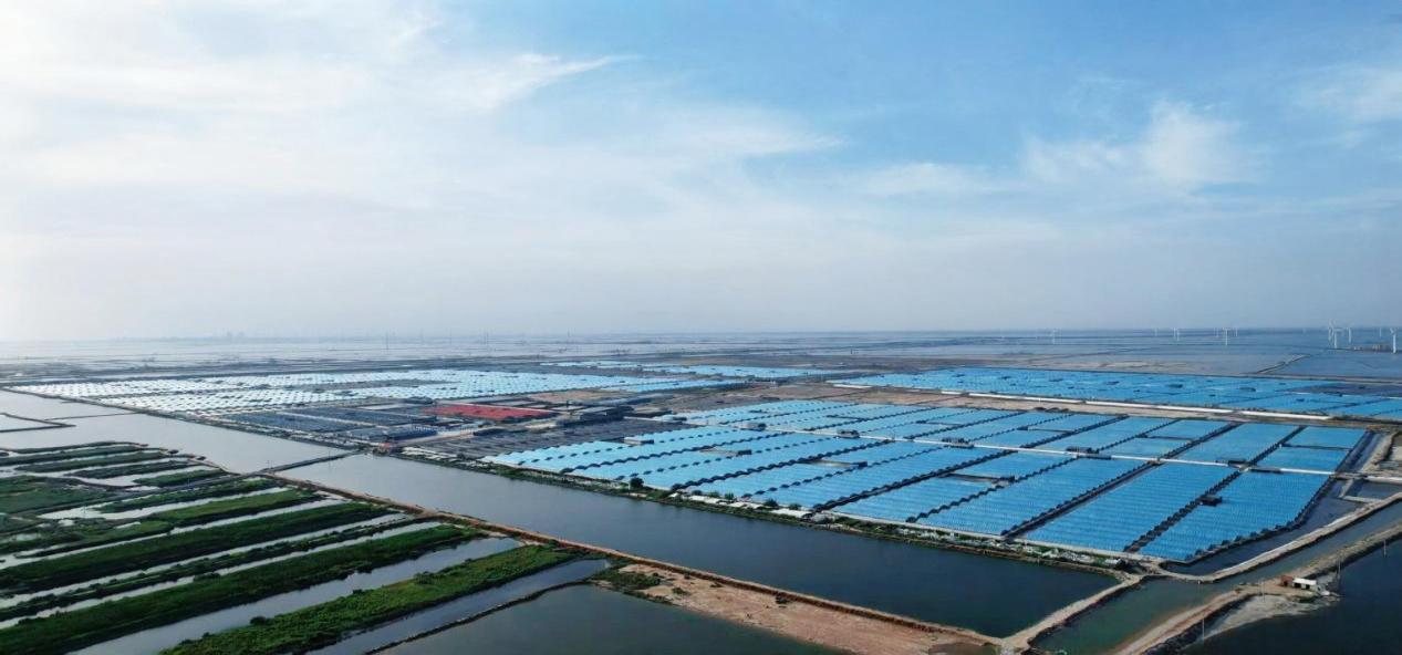 该行支持的河口区百万亩生态渔业区一期工程项目