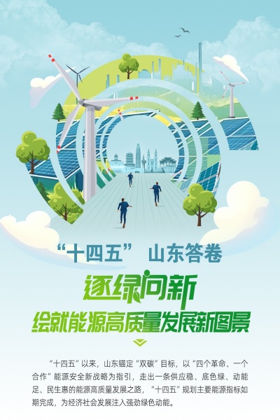 “十四五”·山东答卷｜逐绿向新绘就能源高质量发展新图景