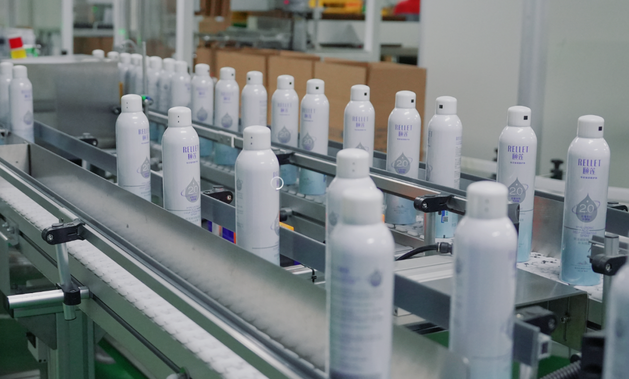 全自動噴霧生產線高效運轉