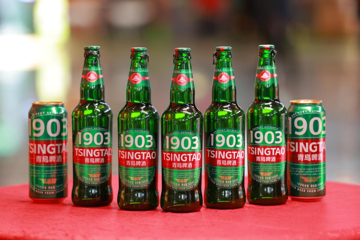 青島啤酒1903包裝進行了全維度的品質躍升