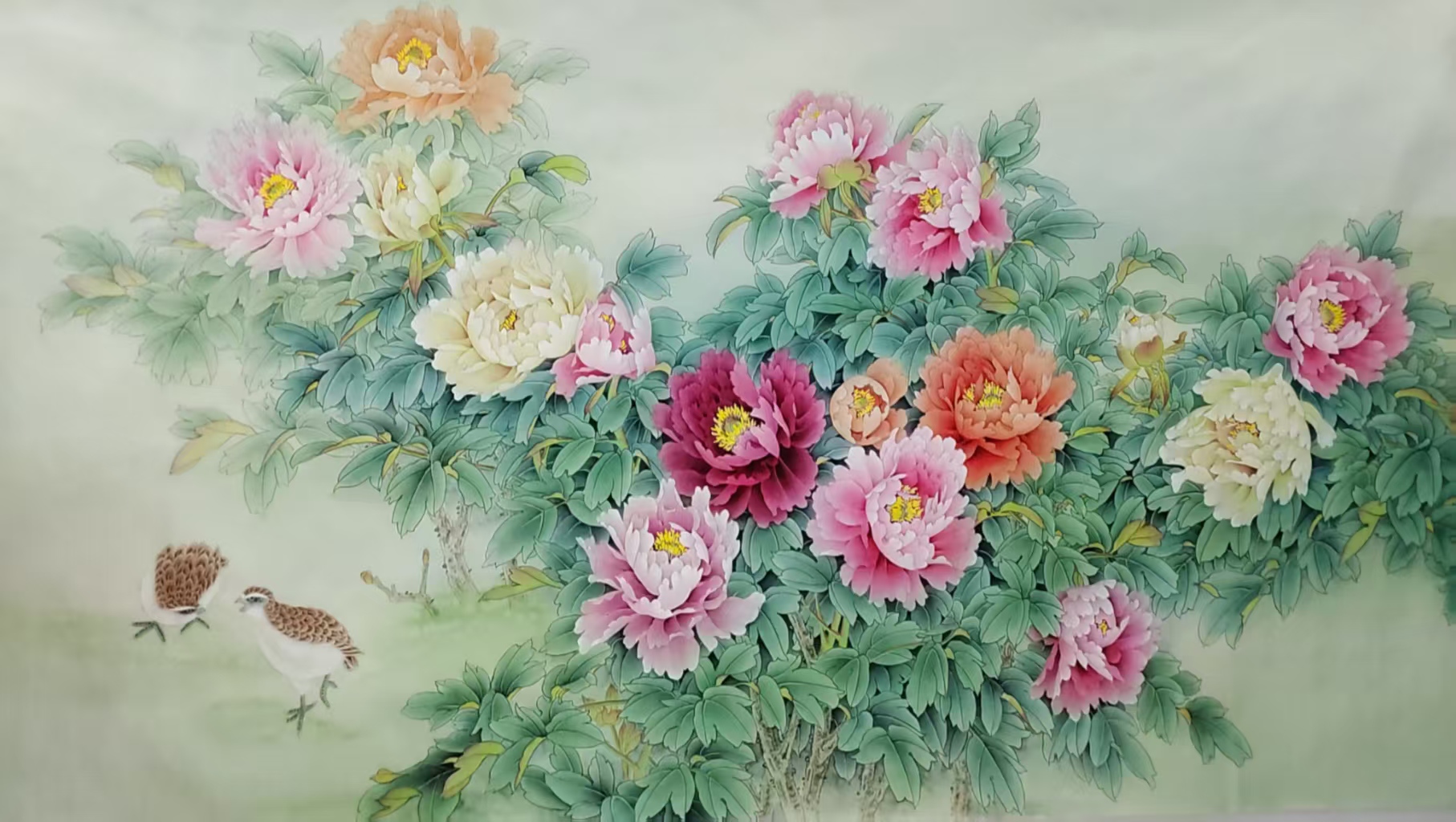 于雪霞作品：《富贵平安》