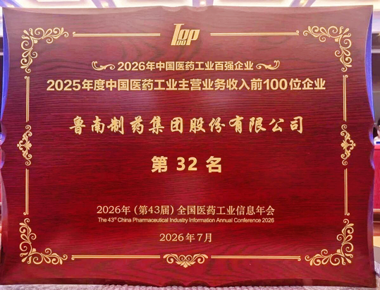 鲁南制药所获荣誉奖项。受访单位供图