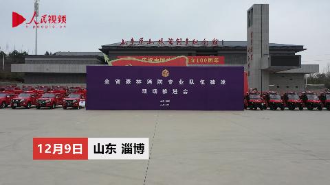 山东省森林消防专业队伍建设现场推进会在淄博召开