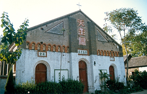 枣庄老照片天主教堂
