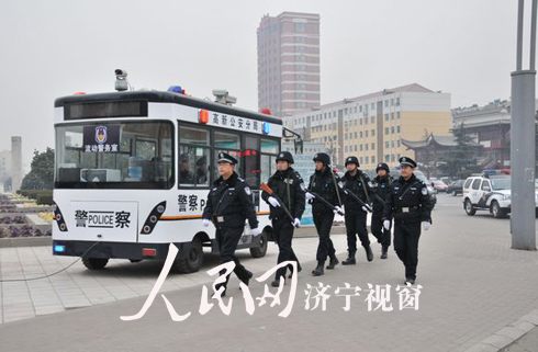 保春节平安 济宁高新区公安分局日出动72人次