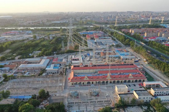 山东省首座核心城区500千伏变电站—岛城站